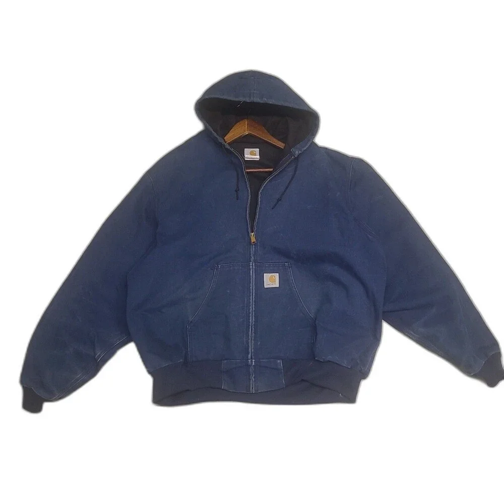 Vintage Carhartt Active Canvas Jacket J03 NVY